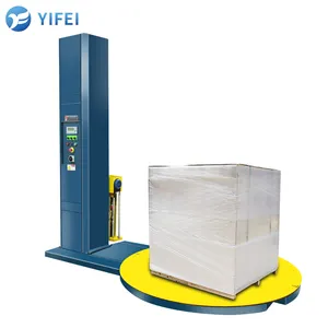 YF-2000 Heavy Duty Film Automatic Pallet Wrapping Machine Wooden Box Film Wrapper Plastic Film Stretch Wrapping Machine Factory