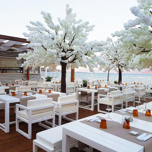 Faire de la fibre de verre 10 pieds 3m décor intérieur extérieur grande haute simulation rose blanc Sakura arbres artificiels fleur de <span class=keywords><strong>cerisier</strong></span> arbre - Product Image 6