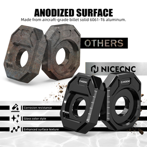 NICECNC pour KTM 2024-2025 125 250 Duke 390 Duke <span class=keywords><strong>Kit</strong></span> de réglage de tension de chaîne pour bloc d'axe arrière 390 Adventure R X SMC <span class=keywords><strong>Enduro</strong></span> R - Product Image 3
