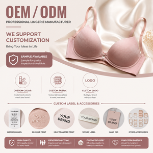 Sujetadores sin costuras al por mayor para mujer, <span class=keywords><strong>tallas</strong></span> <span class=keywords><strong>grandes</strong></span>, push-up, lisos, antideslizantes, finos, cómodos, de punto, para uso diario en verano. - Product Image 6