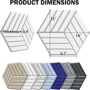 Panneaux insonorisants insonorisés hexagonaux de <span class=keywords><strong>mousse</strong></span> <span class=keywords><strong>acoustique</strong></span> de style bricolage Panneaux insonorisants personnalisés - Product Image 2