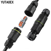 Connecteur d'alimentation étanche IP68 32A 450V 2 3 5 broches, fiche industrielle circulaire pour aviation, connecteur de câble extérieur