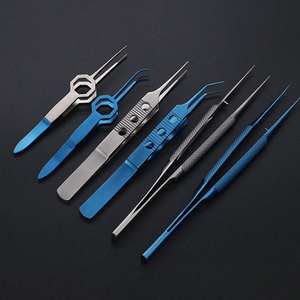 Pinzas de Iris Finas, Instrumentos Microquirúrgicos Oftálmicos para Cirugía de <span class=keywords><strong>Cataratas</strong></span>, Pinzas de Iris Médicas Rectas/Curvas - Product Image 3