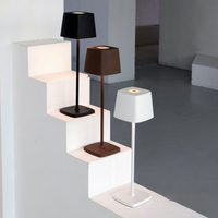 Lampe d'ambiance moderne minimaliste à chargement USB, lampe de table en forme de verre à vin, lampe de table pour hôtel, restaurant, salle à manger, lampe à commande tactile