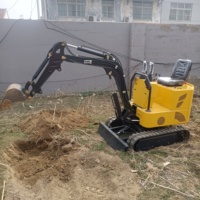 Mini-excavatrice électrique chinoise à prix avantageux, 0,8 tonne, 1 tonne, petite excavatrice électrique, excavatrice à chenilles à vendre