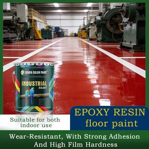 Seven Colors Model 01 Industrial <b>Epoxy</b> Resin & Curing Agent Liquid <b>Floor</b> <b>Coating</b> for Factory <b>Floors</b>-Spraying Application - Product Image 5