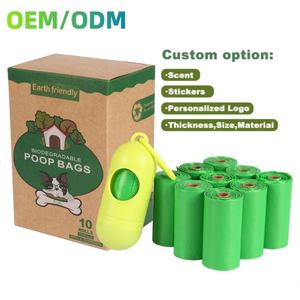 Eco-Friendly Biodegradable Dog Poop Bag Holder Dispenser with Waterproof <b>Compostable</b> Plastic Rolls and Environmental Protection - Product Image 6