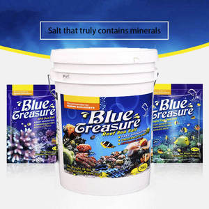 Groothandel Blauwe Schat Octagonale Aquarium Mariene SPS Pro Koralenrif Zout Roestvrij Staal Ecologisch Vis 1.5L Binnen/Buiten - Product Image 5