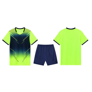 Ensemble de maillots de football unisexes pour adultes de haute qualité avec impression par transfert thermique, vêtements de sport 100% polyester pour équipes, toutes saisons - Product Image 2