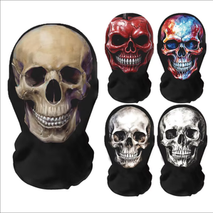Personalizado Halloween 3D impreso Horror malla elástica máscara de cara completa Festival Cosplay al aire libre pasamontañas Headcover ciclismo máscara facial - Product Image 2