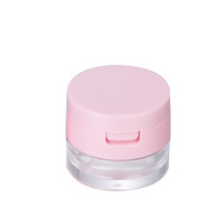 Yueshunxing vente en gros 3g 5g Mini emballage cosmétique à clapet Portable vide rose boîte de poudre en vrac avec miroir