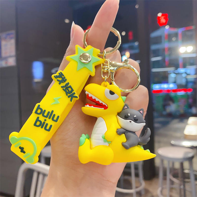 Dinosaurs against wolves. - Yellow