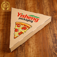 Boîte à pizza hexagonale ondulée sur mesure avec logo imprimé, emballage résistant à l'huile pour la vente en gros aux restaurants