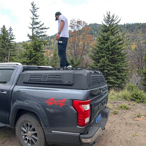 Mới cao cấp niêm yết xe tải tonneau bao gồm cứng <span class=keywords><strong>Tri</strong></span>-fold 4x4 nhôm có thể thu vào tonneau Bìa - Product Image 3