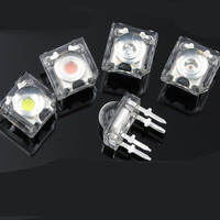 Diode LED Piranha RGB de 5mm à lentille diffuse à anode commune à super luminosité de haute qualité avec puces Epistar