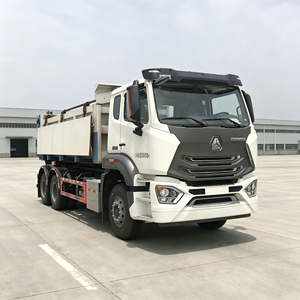 รถบรรทุกขยะ Sinotruk HOWO 6x4 แบบตะขอเกี่ยวพร้อมถังขยะแบบถอดได้สำหรับขาย - Product Image 3