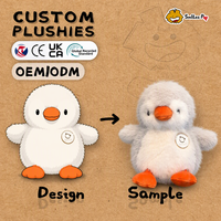 Vente Flash : Peluche Pingouin Blanc Personnalisée OEM, Jouet en Peluche Adorable, Mascotte d'Entreprise Personnalisée, Peluche de Haute Qualité, Certifiée CE et CPC