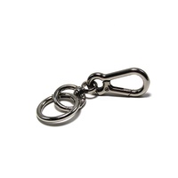 Mousqueton rotatif en zinc robuste, écologique, étanche, tendance et de luxe pour sacs, avec anneau en D et clip à déclenchement, pour sangles de sacs, ceintures et sangles de sacs à main