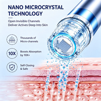 Appareil de soin du visage à microcristaux de diamant, nettoyage en profondeur, exfoliation, hydratation, instrument de beauté pour les soins de la peau à domicile