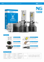Nailnao — Kit de phares automobiles Led, ampoules de phares de voiture H7 Led H4, 12V, 360 H11, H15