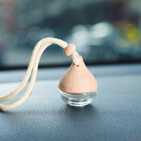 Lot de 100 diffuseurs de parfum pour voiture à suspendre avec bouchon à vis et boîte cadeau pour désodorisant automobile