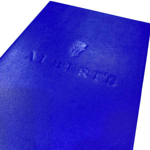 Porta Menús de Cuero Sintético Azul con Iluminación LED para Bar o Club, 2 Páginas, Cubierta de Menú con LED - Product Image 6