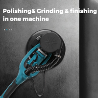 110V/220V 9" Electric Wall Grinder and Polisher Drywall Sanders Handheld Concrete Ceiling Floor Polishers Polishing Machines