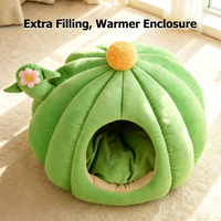 Nouveau produit phare : Nid pour animaux de compagnie en forme de cactus, lit en peluche pour chat, coussin de couchage pour chat, nid pour chien, fournitures chaudes pour chats en hiver
