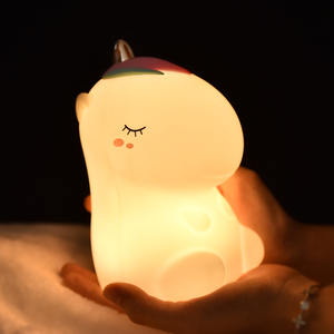 <span class=keywords><strong>Luce</strong></span> notturna per bambini in silicone, piccolo unicorno, mini <span class=keywords><strong>luce</strong></span> d'atmosfera ricaricabile, <span class=keywords><strong>luce</strong></span> notturna a LED RGB a forma di animale per cameretta, <span class=keywords><strong>luce</strong></span> notturna carina per neonati con sensore touch. - Product Image 3