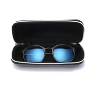 Logo personnalisé boîte d'emballage rigide pour lunettes de soleil étuis à lunettes étui à lunettes à fermeture éclair étui à lunettes de soleil