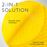 Lingettes Nettoyantes Exfoliantes au Curcuma en Coton Biologique Naturel, Acide Kojique et Acide Hyaluronique, Conception 2-en-1 pour une Action Douce