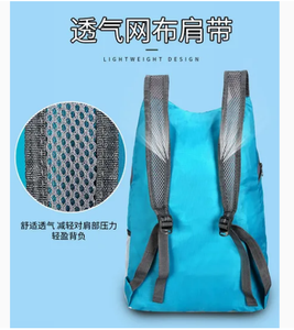Biểu Tượng Tùy Chỉnh Xách Tay Trọng Lượng Nhẹ Packable Có Thể Gập Lại Ba Lô Không Thấm Nước Gấp Ultralight Ba Lô Cho Nam Giới Du Lịch Đi Bộ Đường Dài Thể Thao - Product Image 3