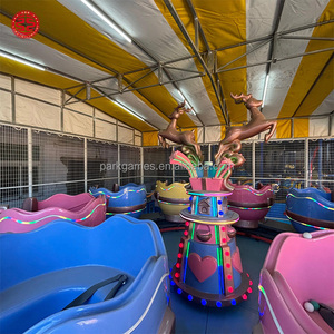 Manèges de parc d'attractions extérieur avec train de course sur circuit circulaire et balles pulvérisatrices, pour parcs à thème - Fourniture directe usine - Product Image 4