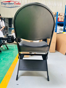 Silla Plegable Metálica VIP para Estadio con Logotipo Personalizado, con Tablero de Escritura, Cuero PU, para Deportes, Banquetes y Exteriores - Product Image 4