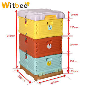 HDPE de tres capas de 10 marcos de plástico termo colmena para equipo de Apicultura en granjas de abejas apicultura de uso doméstico - Product Image 3