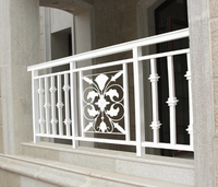 Garde-corps décoratif moderne en fer forgé, garde-corps de balcon en métal, pas cher, 2023