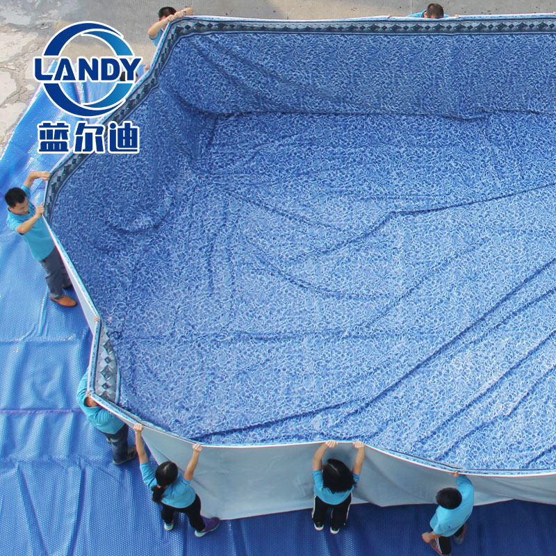 Rivestimento per piscina in vinile blu