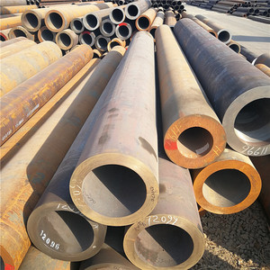 Tubería de Acero sin Costura, Acero al Carbono Laminado en Caliente, Sin Aleación, Estándar GB, Tubería Redonda para Estructuras - Product Image 1
