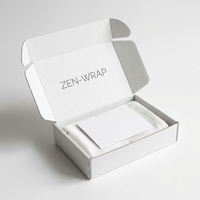 Boîte d'expédition en carton ondulé personnalisée de petite taille avec insert pour bijoux, maquillage, soins de la peau, emballage e-commerce, fournisseur OEM en gros