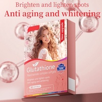 Gélules Molles de Glutathion et Niacinamide (30 unités) – Marque Blanche – Complexe Antioxydant Nourrissant pour la Peau – Complément Nutritionnel