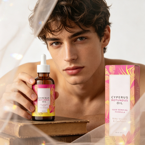 Aceite de Cyerus Rotundus de Marca Privada para Eliminar el Vello No Deseado, Retrasa el Crecimiento del Vello, Diseño de Aplicación Fácil, Fórmula Natural - Product Image 1