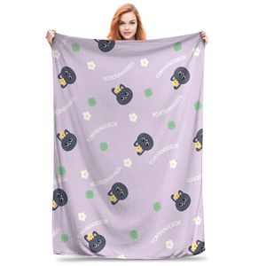 Manta de Franela Floral, Manta para Siesta, Resistente a la Decoloración, Ligera, para Cama, Sofá, Sillón, Impresión Personalizada, OEM, ODM, YH-MT-111 - Product Image 3