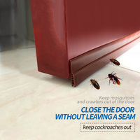 Joint d'étanchéité sous porte, bande de protection contre les courants d'air pour portes extérieures et intérieures, isolation phonique et thermique, protection contre les courants d'air