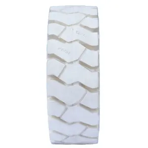 ठोस रबर टायर 18x7-8 18 7 8 सफेद फोर्कलिफ्ट ठोस टायर नॉन-मार्किंग औद्योगिक ठोस टायर