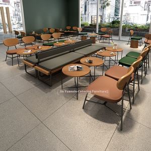 Ensembles de restaurant occidental personnalisés pour le canapé en bois de carte de mur de café <span class=keywords><strong>Club</strong></span> pour la négociation de réception de loisirs conception tout compris pour - Product Image 5