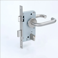 Cylindre à double profil européen, finition satinée, porte coupe-feu, option 3 clés, utilisation continue, certifié DIROCK Intertek, entraxe de 60 à 95 mm