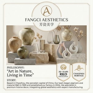 <span class=keywords><strong>Macetas</strong></span> <span class=keywords><strong>de</strong></span> Porcelana ARM LVG Wabi Sabi Shabby Chic, Floreros Decorativos Hechos a Mano, Centro <span class=keywords><strong>de</strong></span> Mesa, Recipiente Floral para Hogar y Bodas - Product Image 6