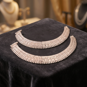 Chevillères pour femmes en argent, design Payal, bijoux de pied ethniques traditionnels, accessoire élégant pour le quotidien, les festivals et les mariages - Product Image 3