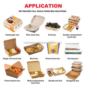 High Speed Automatic Hamburger Disposable <strong>Paper</strong> Lunch Box Manufacturing <strong>Machine</strong> Carton Erecting Forming Lunch Box Making <strong>Machine</strong> - Product Image 3