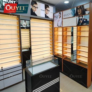 Tủ trưng bày kính mắt chuyên nghiệp, có gương thử kính, chân đế đứng, bánh xe có khóa - Product Image 3